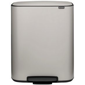 Brabantia Bo Pedalspand 2x30 L, Lysegr�