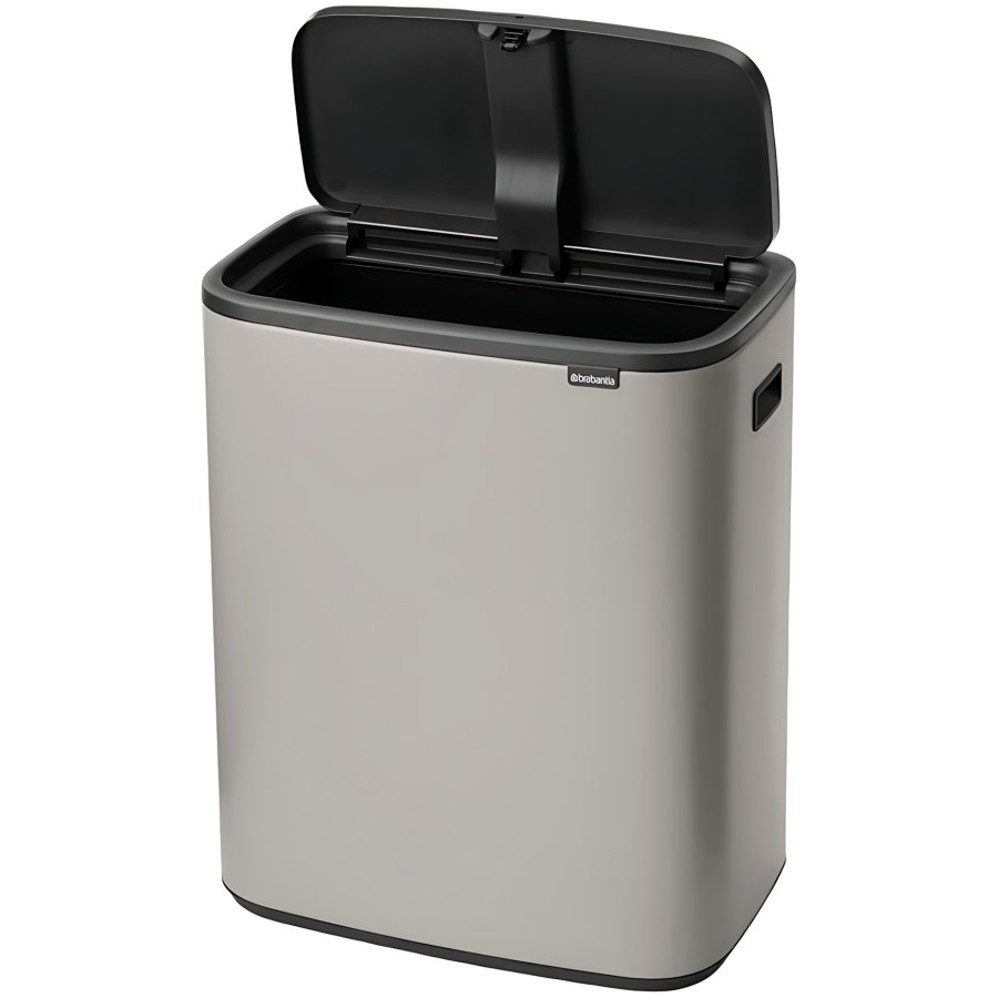 Brabantia Bo Touch Afvalemmer 60 L, Lichtgrijs