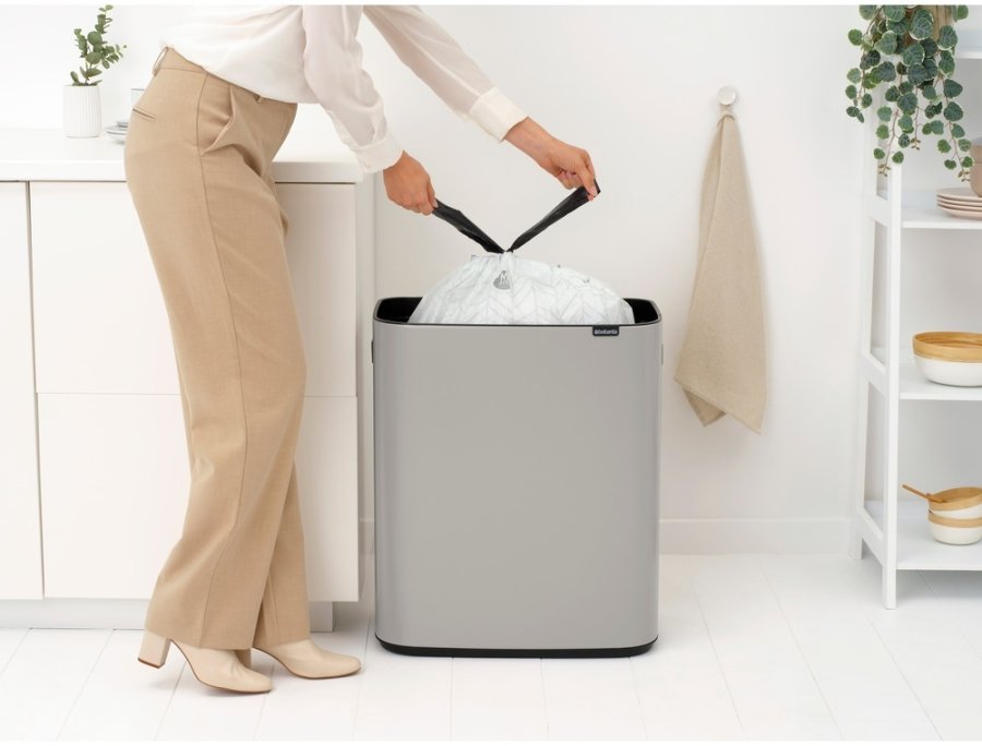 Brabantia Bo Touch Afvalemmer 60 L, Lichtgrijs