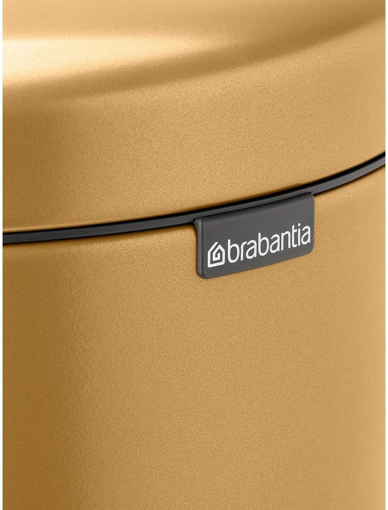 Brabantia Newlcon Pedalspand 5 L, Warm Gold