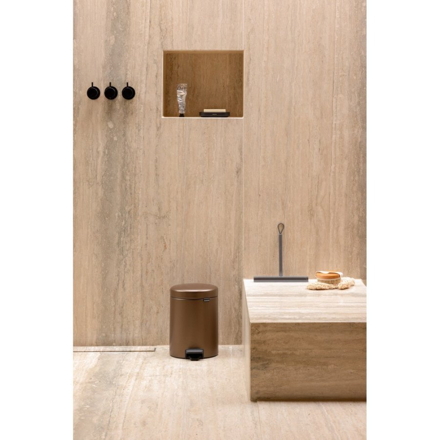 Brabantia Newlcon Pedalspand 5 L, Warm Bronze
