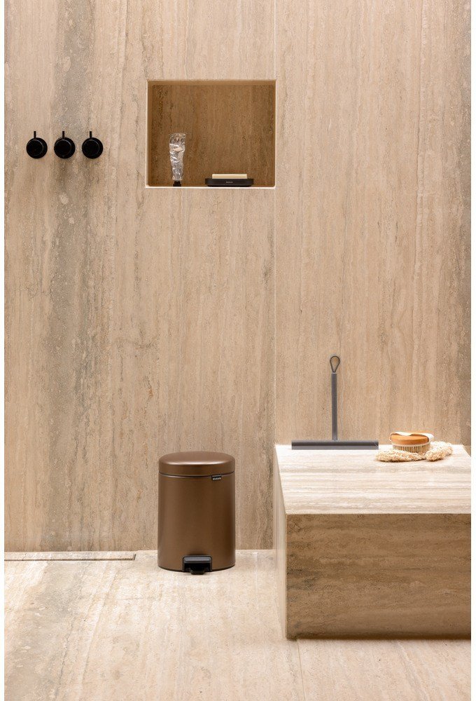 Brabantia Newlcon Pedalspand 5 L, Warm Bronze