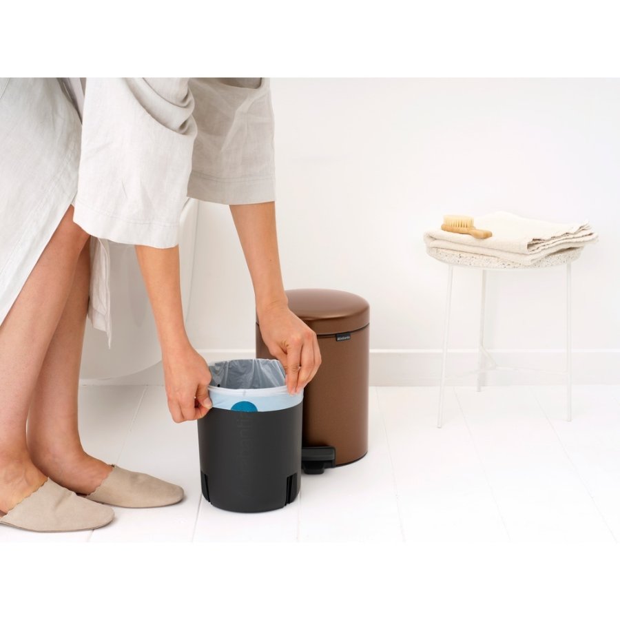 Brabantia Newlcon Pedalspand 5 L, Warm Bronze