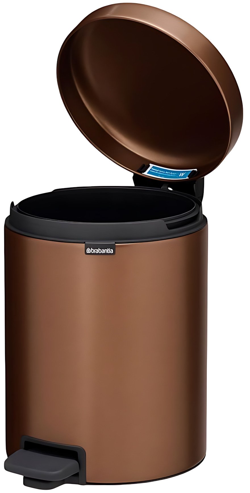 Brabantia Newlcon Pedalspand 5 L, Warm Bronze