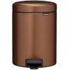 Brabantia Newlcon Pedalspand 5 L, Warm Bronze