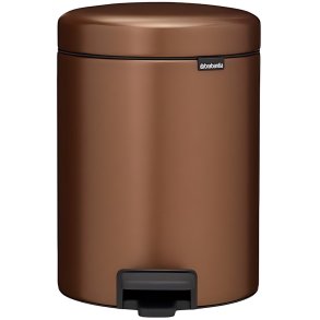 Brabantia Newlcon Pedalspand 5 L, Warm Bronze