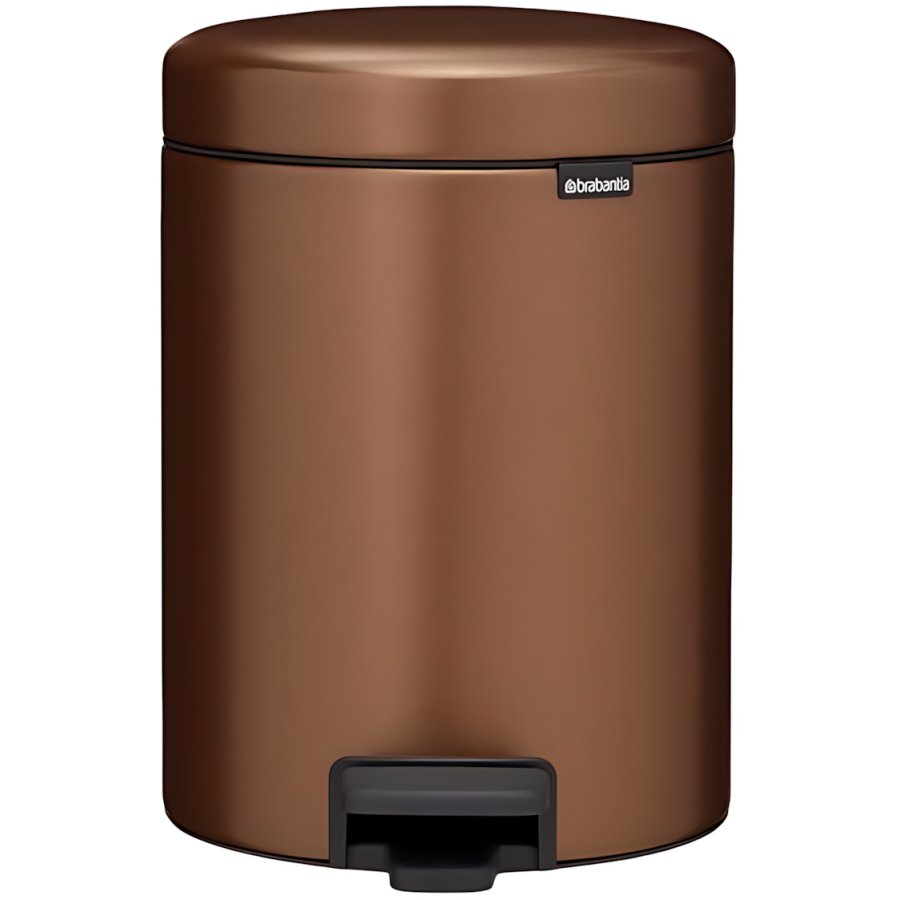 Brabantia Newlcon Pedalspand 5 L, Warm Bronze