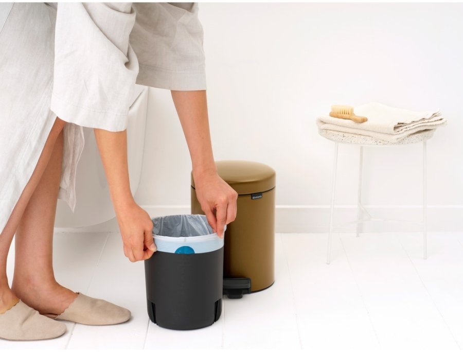 Brabantia Newlcon Pedalspand 5 L, Warm Brass