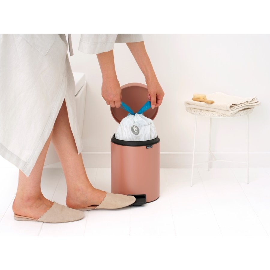 Brabantia Newlcon Pedalspand 5 L, Warm Copper