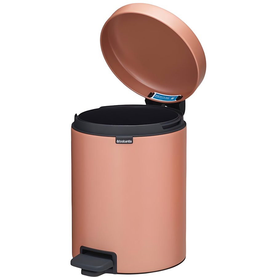 Brabantia Newlcon Pedalspand 5 L, Warm Copper