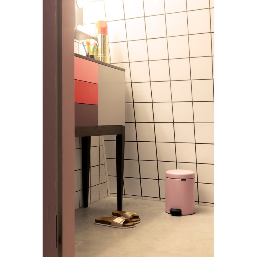 Brabantia Newlcon Pedalspand 5 L, Lilac Pink