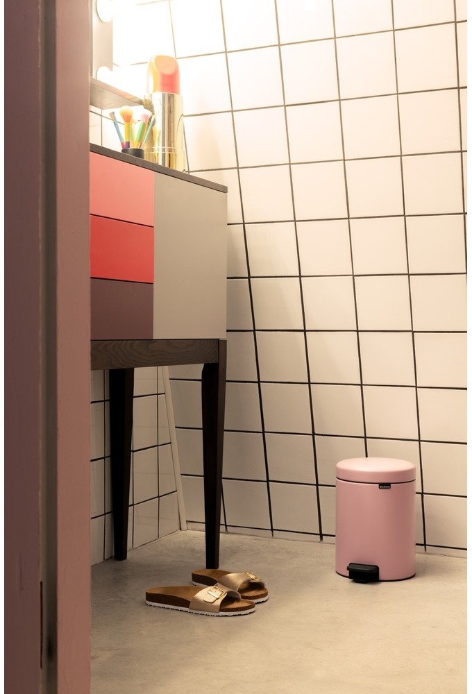 Brabantia Newlcon Pedalspand 5 L, Lilac Pink