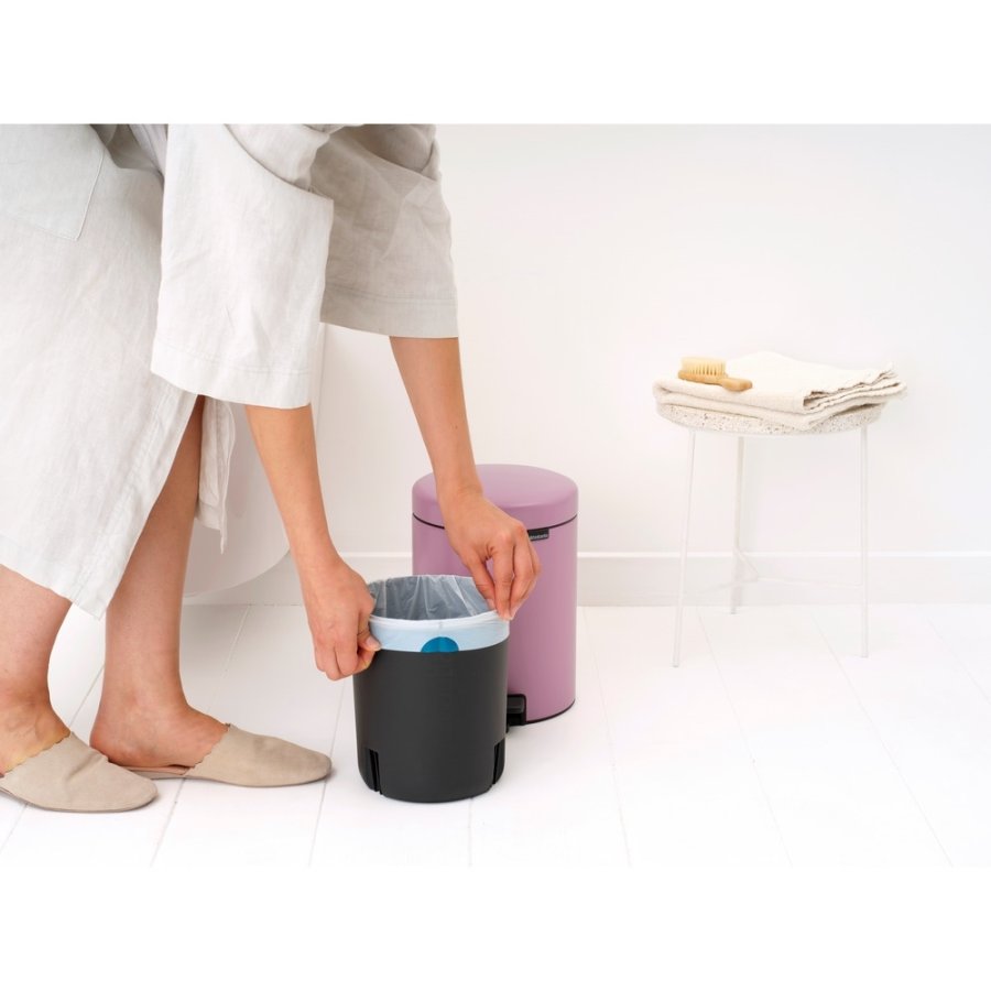 Brabantia Newlcon Pedalspand 5 L, Lilac Pink