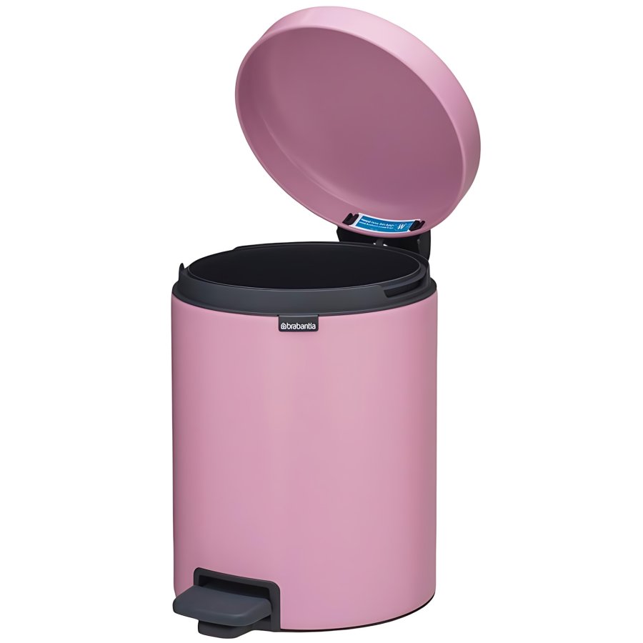 Brabantia Newlcon Pedalspand 5 L, Lilac Pink