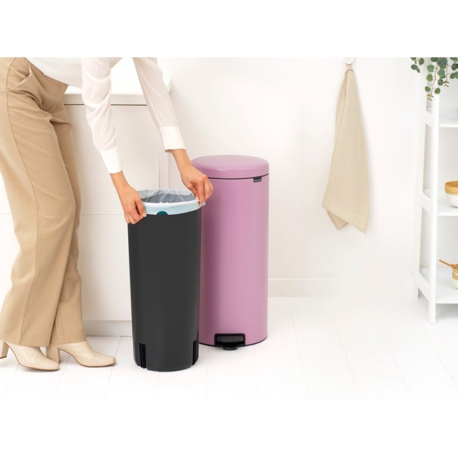 Brabantia Newlcon Pedalspand 30 L, Lilac Pink