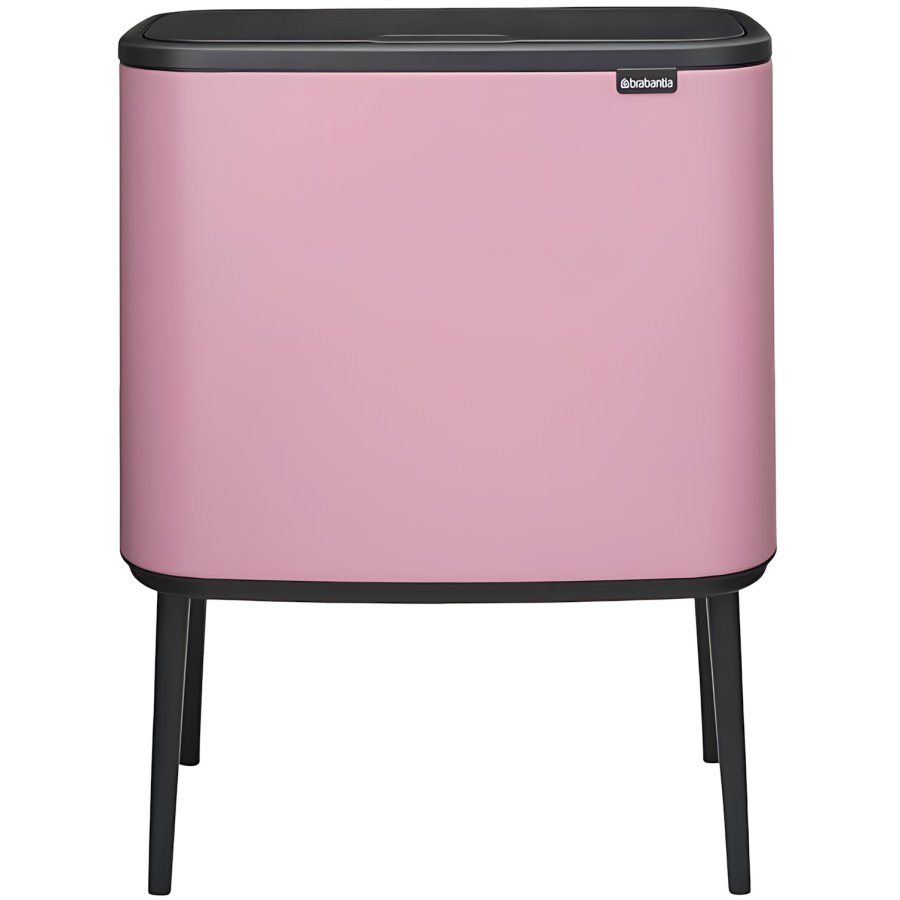 Brabantia Bo Touch Afvalemmer 11+23 L, Lilac Pink