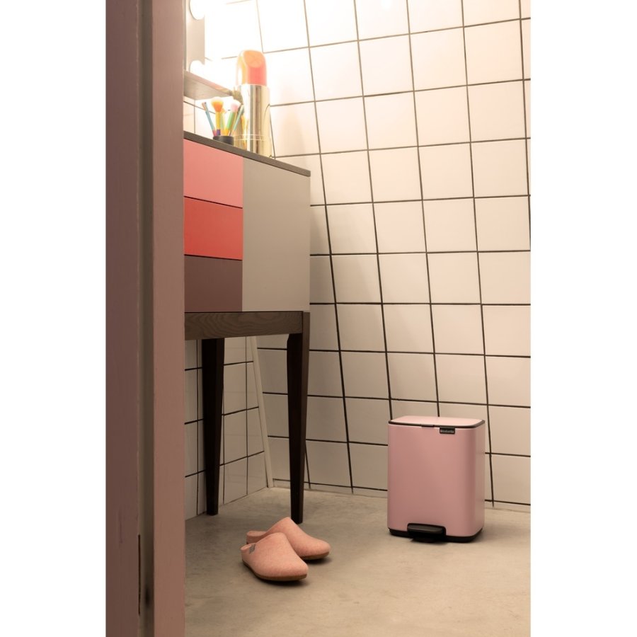 Brabantia Bo Pedalspand 4 L, Lilac Pink