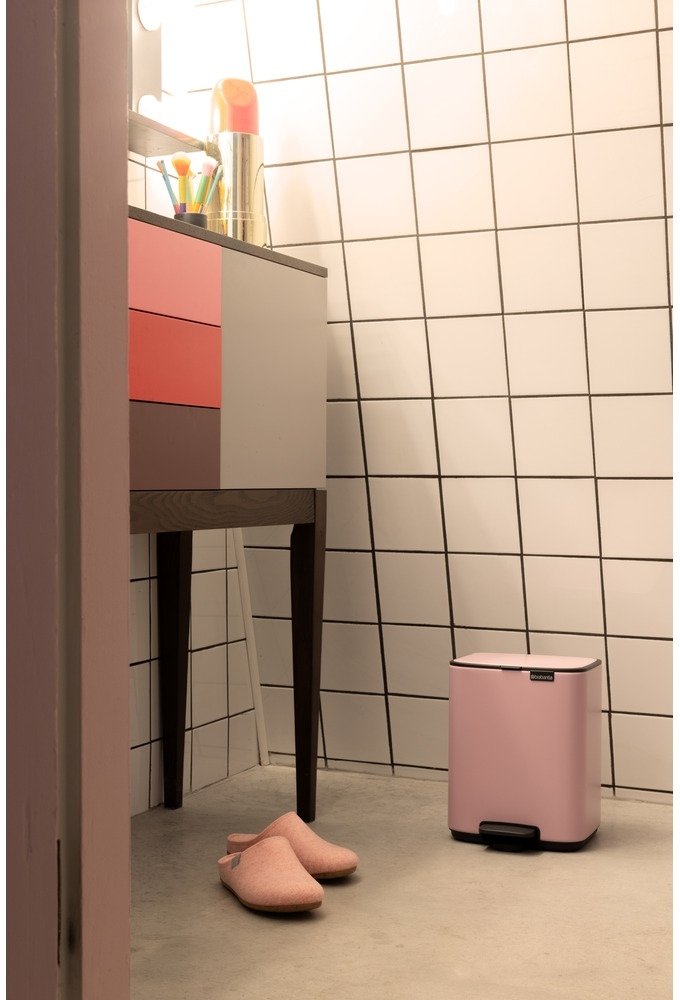 Brabantia Bo Pedalspand 4 L, Lilac Pink