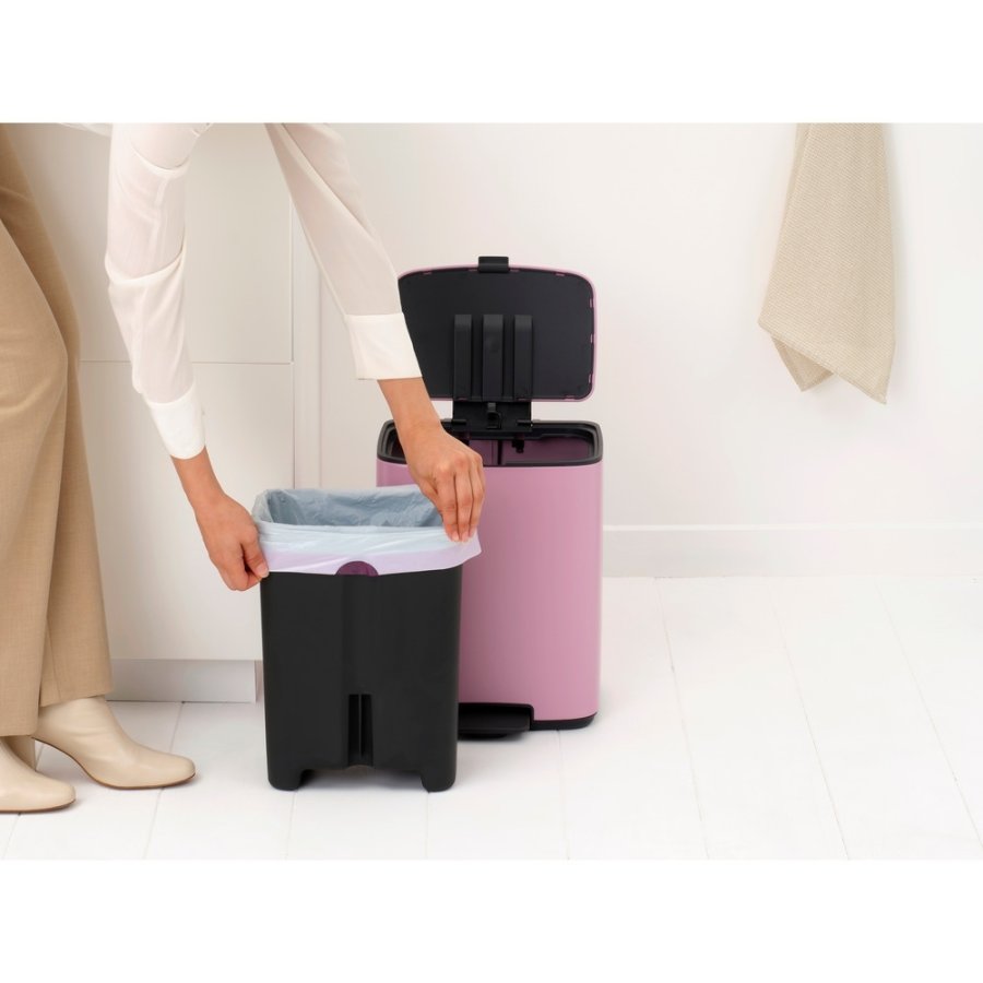 Brabantia Bo Pedalspand 12 L, Lilac Pink