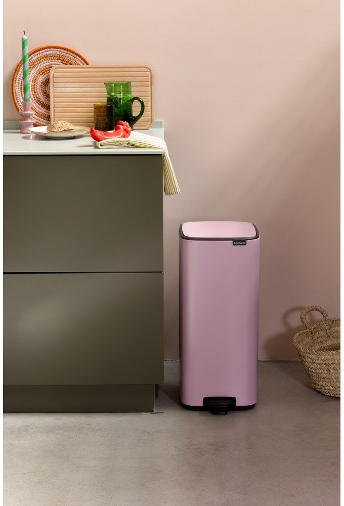Brabantia Bo Pedalspand 30 L, Lilac Pink