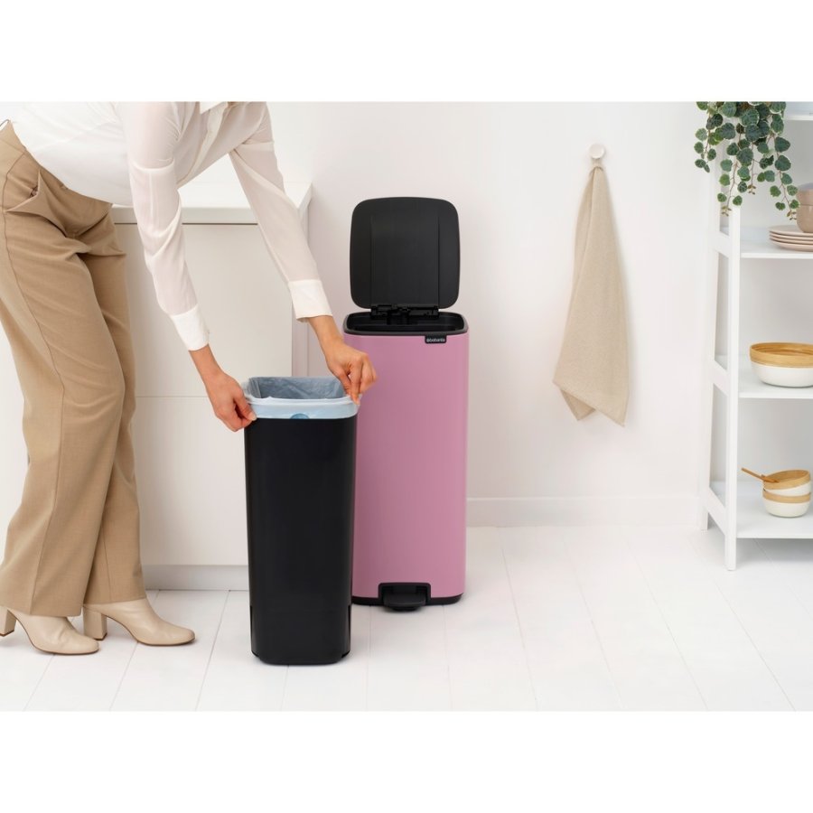 Brabantia Bo Pedalspand 30 L, Lilac Pink