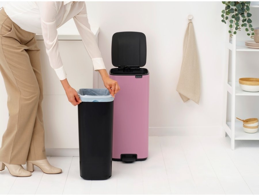 Brabantia Bo Pedalspand 30 L, Lilac Pink