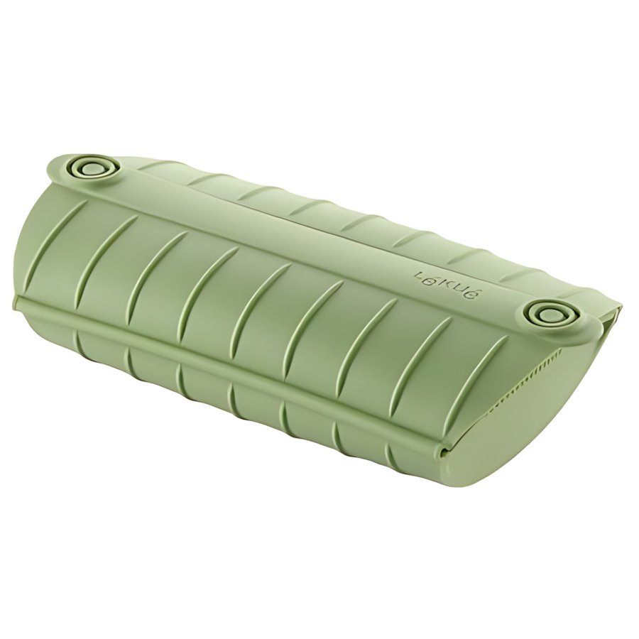 L&eacute;ku&eacute; Microwave Dampkoger 26x13,5 cm, Gr�n