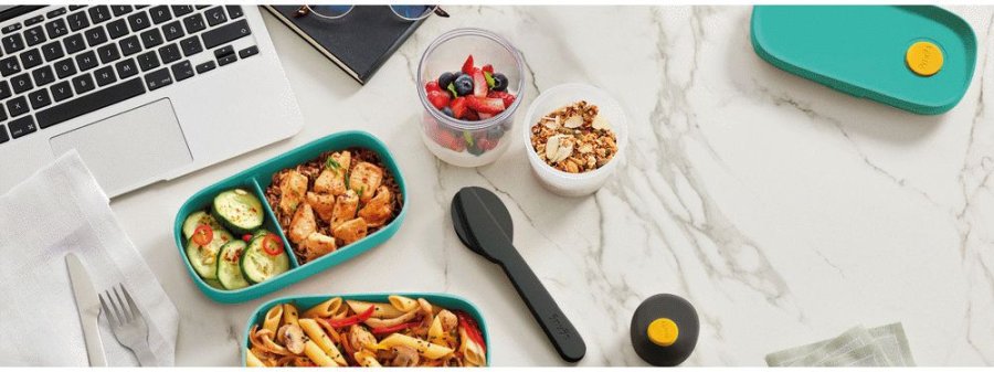 Lékué Madkasse To Go 0,5 L, Turkis