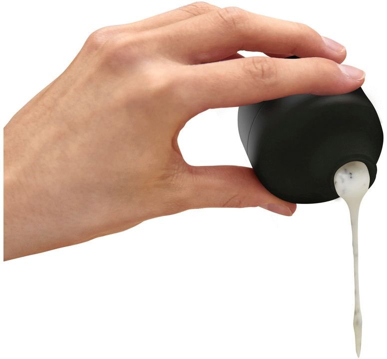 Lékué Dressing- og Saucebeholder, Sort