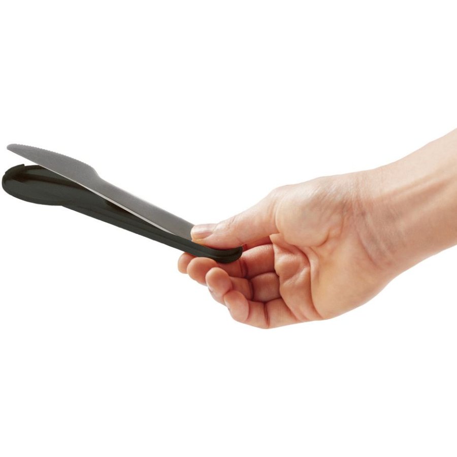 Lékué To Go Bestik m. Etui, Sort