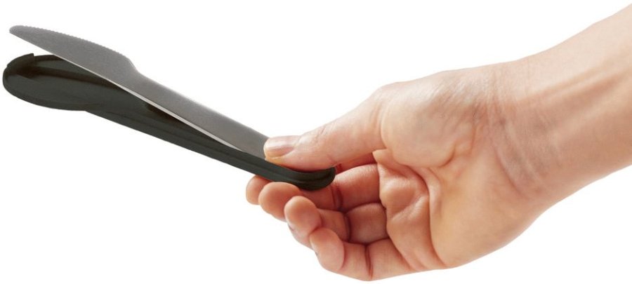 Lékué To Go Bestik m. Etui, Sort