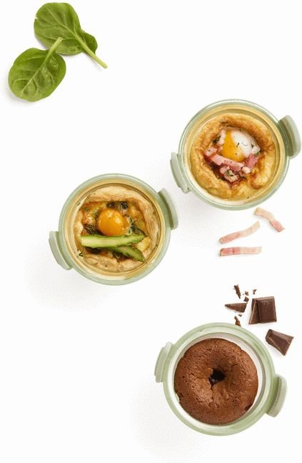 Lékué Miniglas til Airfryer 4 stk. 2 cl