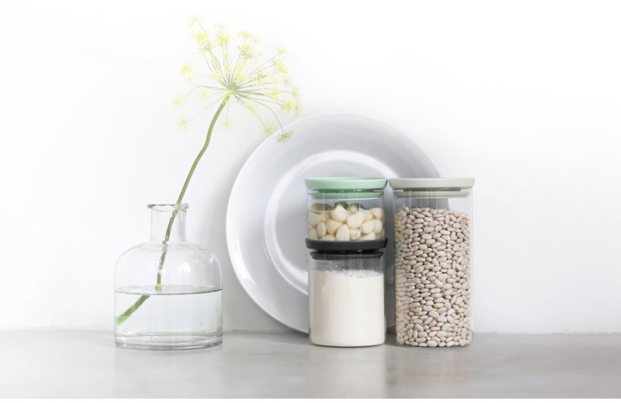 Brabantia Canisters Stabelbar Boks 3 stk.