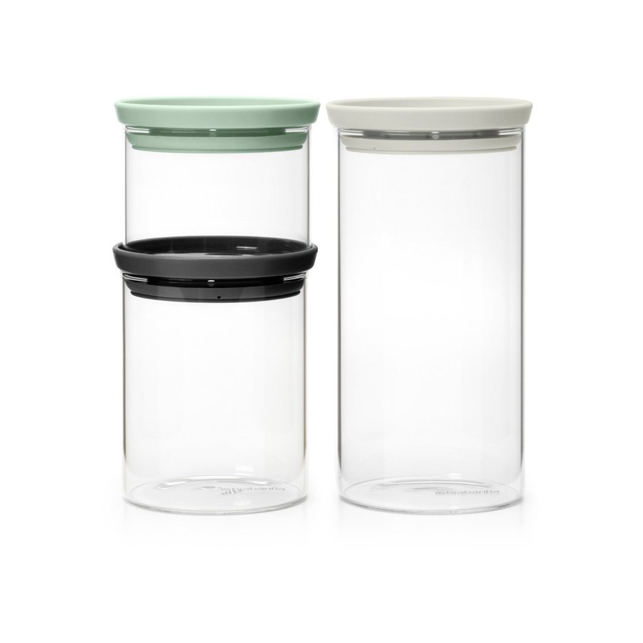 Brabantia Canisters Stabelbar Boks 3 stk.