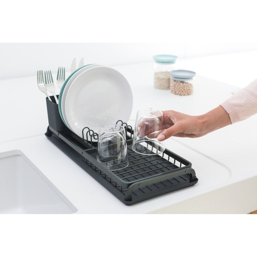 Brabantia Sink-Side Opvaskestativ Kompakt 46 cm, Mrkegr