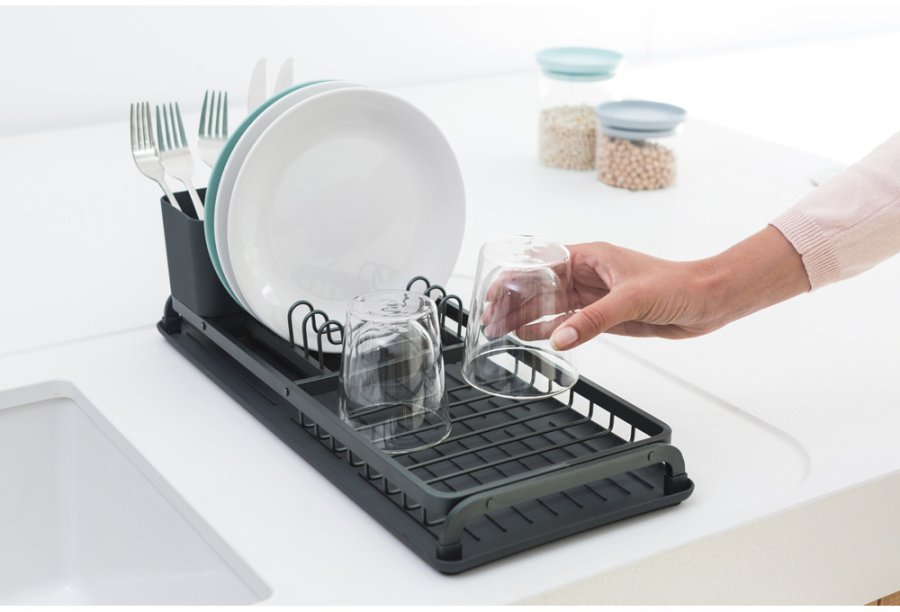 Brabantia Sink-Side Opvaskestativ Kompakt 46 cm, Mrkegr