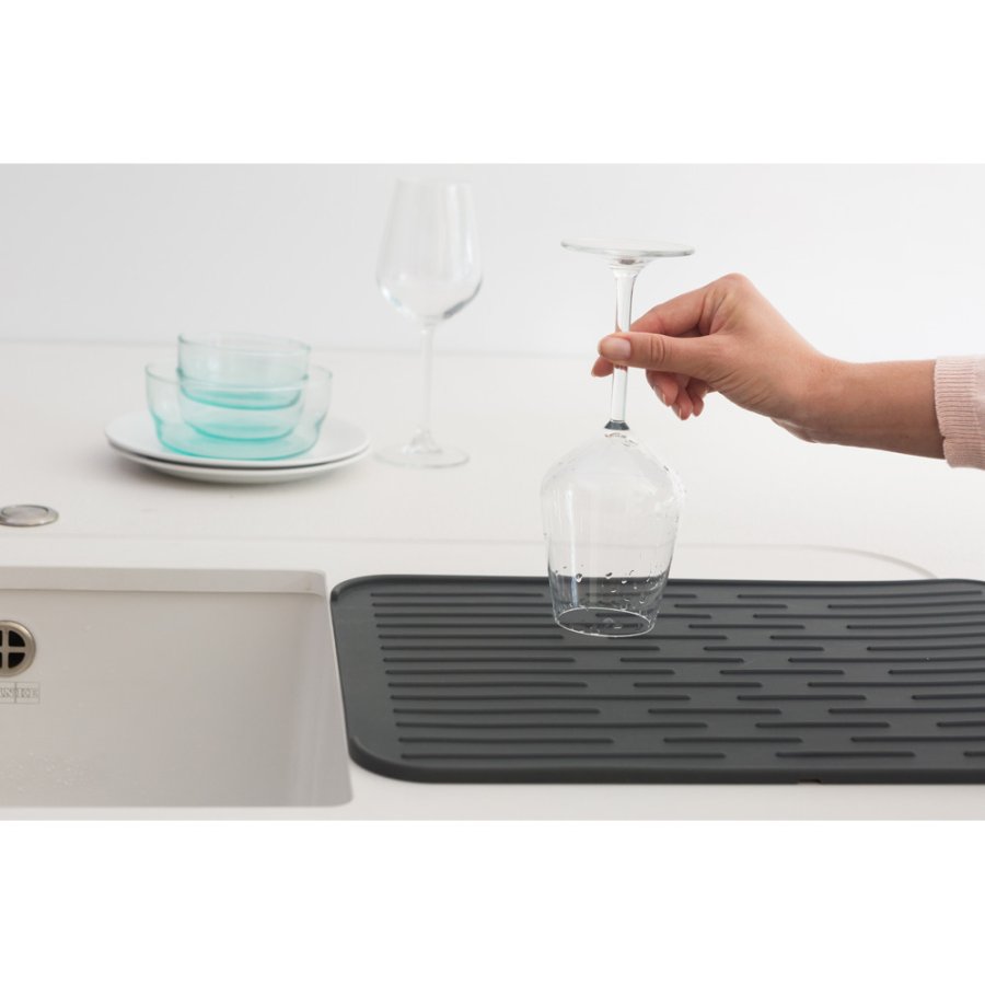 Brabantia Sink-Side Silikoneopvaskemtte 43,8 cm, Mrkegr