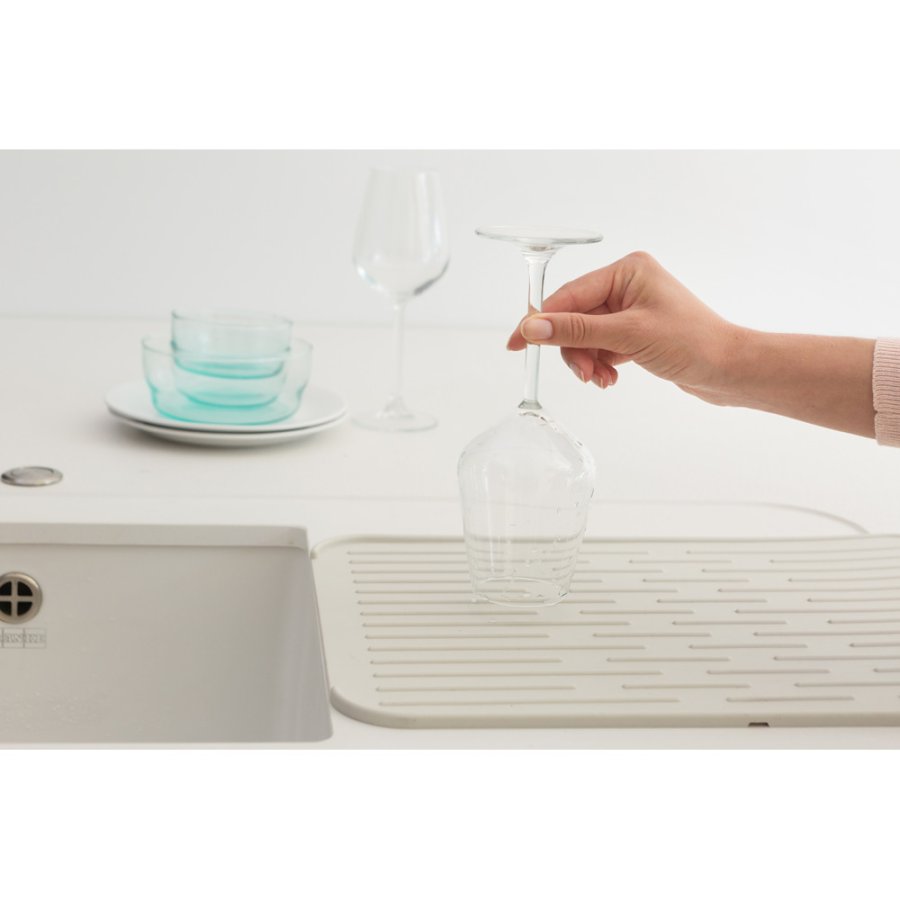 Brabantia Sink-Side Silikoneopvaskemtte 43,8 cm, Lysegr