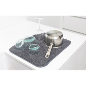 Brabantia Sink-Side Microfiberopvaskemåtte 47 cm, Mørkegrå