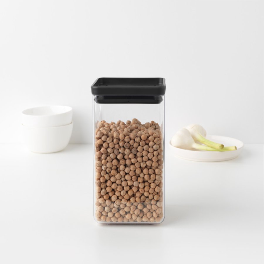 Brabantia Canisters Opbevaringsboks 1,6 L, Mrk Gr