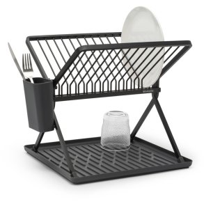 Brabantia Sink-Side Opvaskestativ Sammenklappelig 37 cm, Mørkegrå