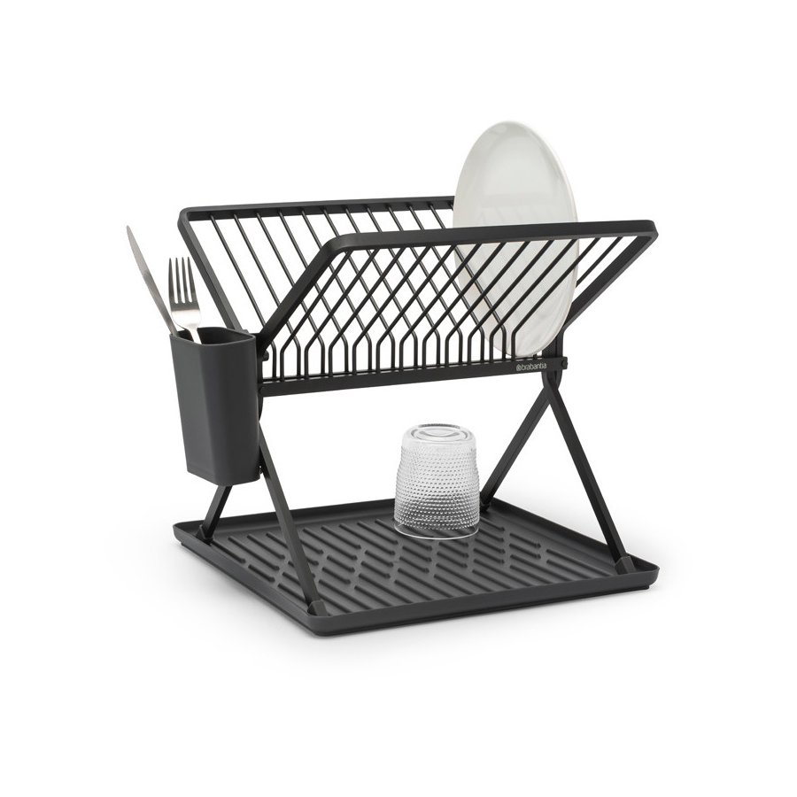 Brabantia Sink-Side Opvaskestativ Sammenklappelig 37 cm, Mrkegr