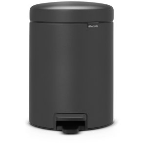 Brabantia NewIcon Pedalspand 5 L, Mineral Infinite Grey