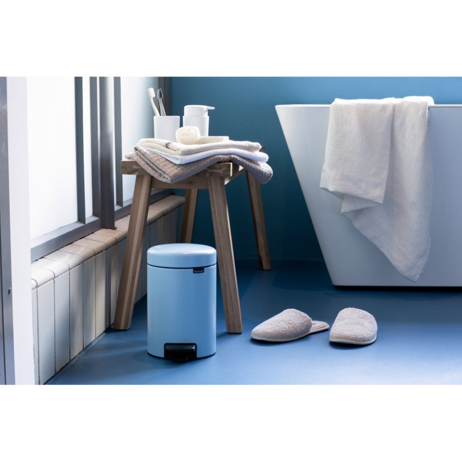 Brabantia NewIcon Pedalspand m. Inderspand 3 L, Dreamy Blue