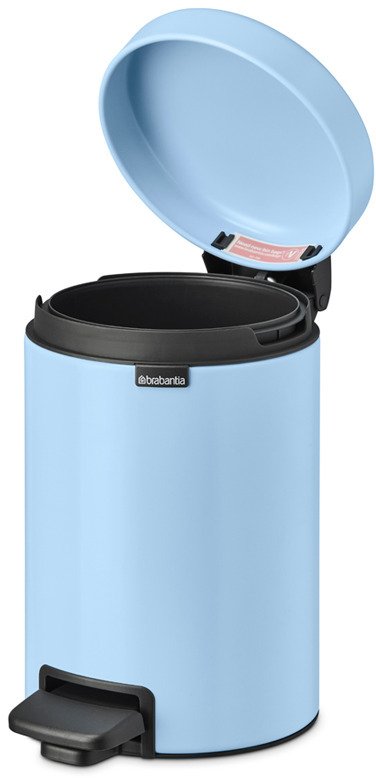 Brabantia NewIcon Pedalspand m. Inderspand 3 L, Dreamy Blue