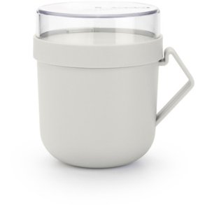 Brabantia Make & Take Suppekrus 0,6 L, Lys Grå