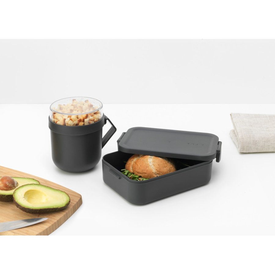 Brabantia Make & Take Frokostst 2 Dele, Mrk Gr