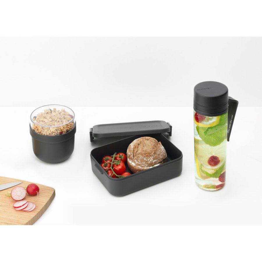 Brabantia Make & Take Morgenmads- og Frokostst 3 Dele, Mrk Gr