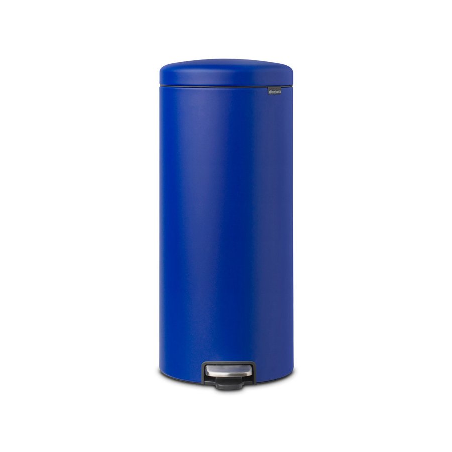 Brabantia NewIcon Pedalspand m. Inderspand 30 L, Mineral Powerful Blue
