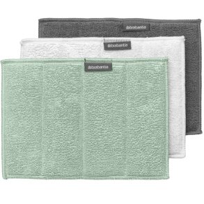 Brabantia Mikrofiber Opvaskesvamp 3 stk, Jade Green